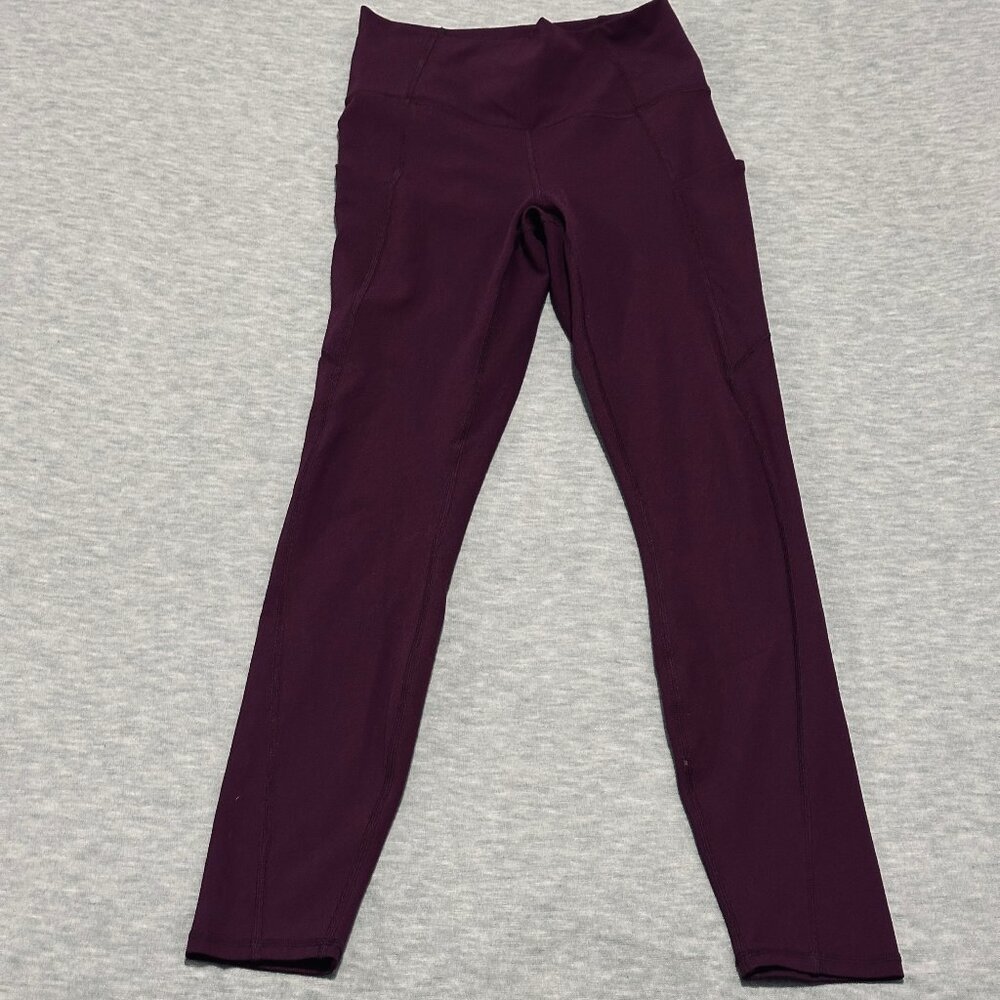 PureLuxe by Fabletics womens XXS 24x24 purple pull on leggings size XXS 24x24